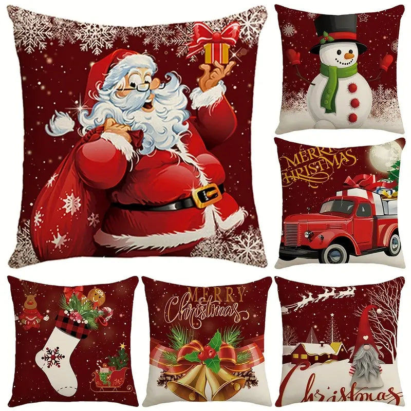 Holiday Cheer Collection: 6 Festive Christmas Pillowcases