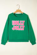 Luz Embroidered Christmas Holiday Sweatshirt