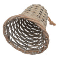 Medium Wicker Bell Decoration Christmas Hanging Decoration
