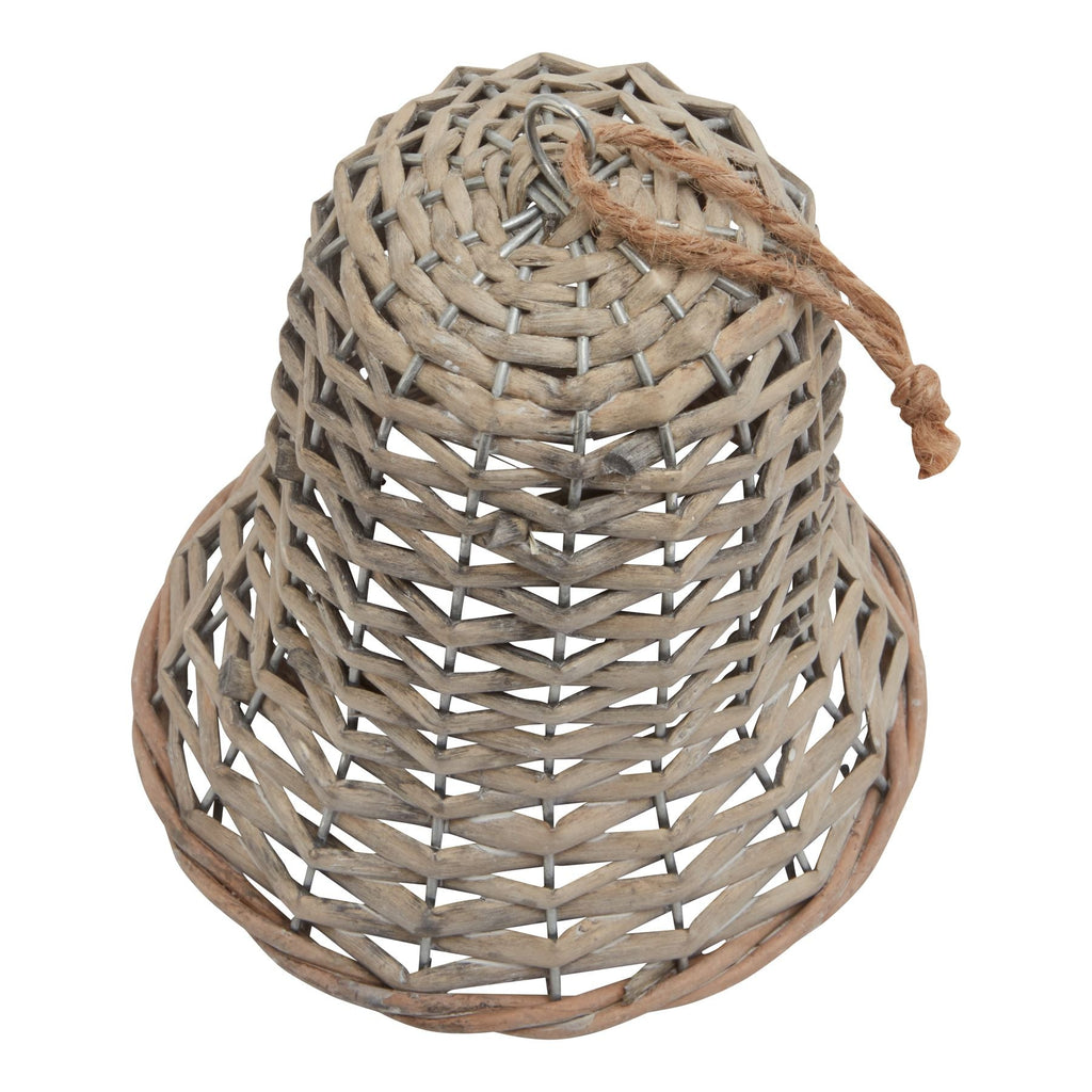Large Wicker Bell Decoration Christmas Hanging Decoration