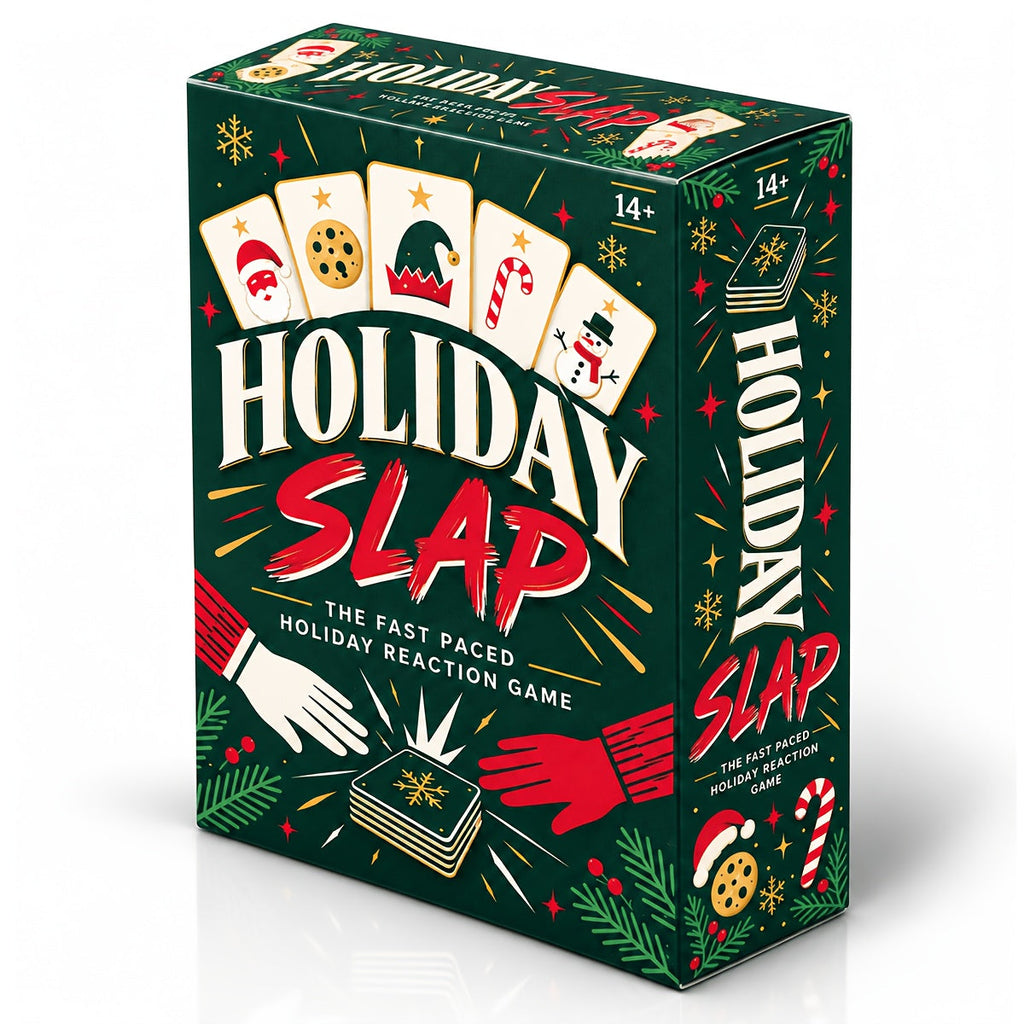Holiday Slap The Fast-Paced Holiday Reaction Christmas Card Game