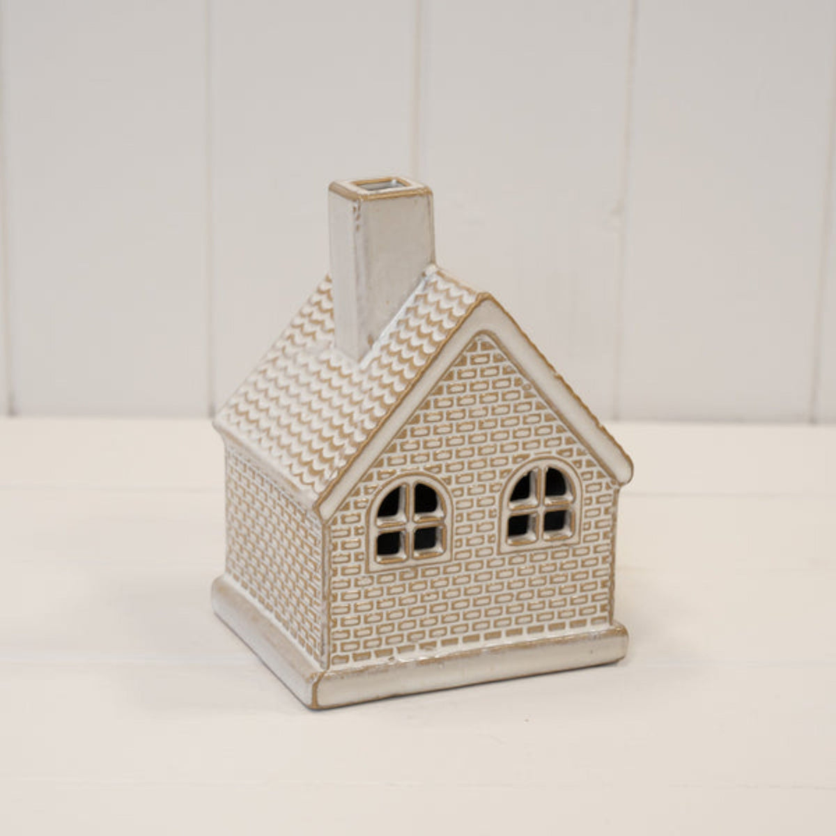 Ceramic LED Cottage Christmas Decoration