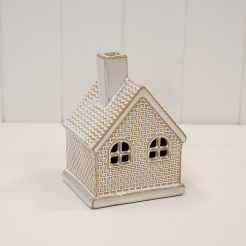 Ceramic LED Cottage Christmas Decoration