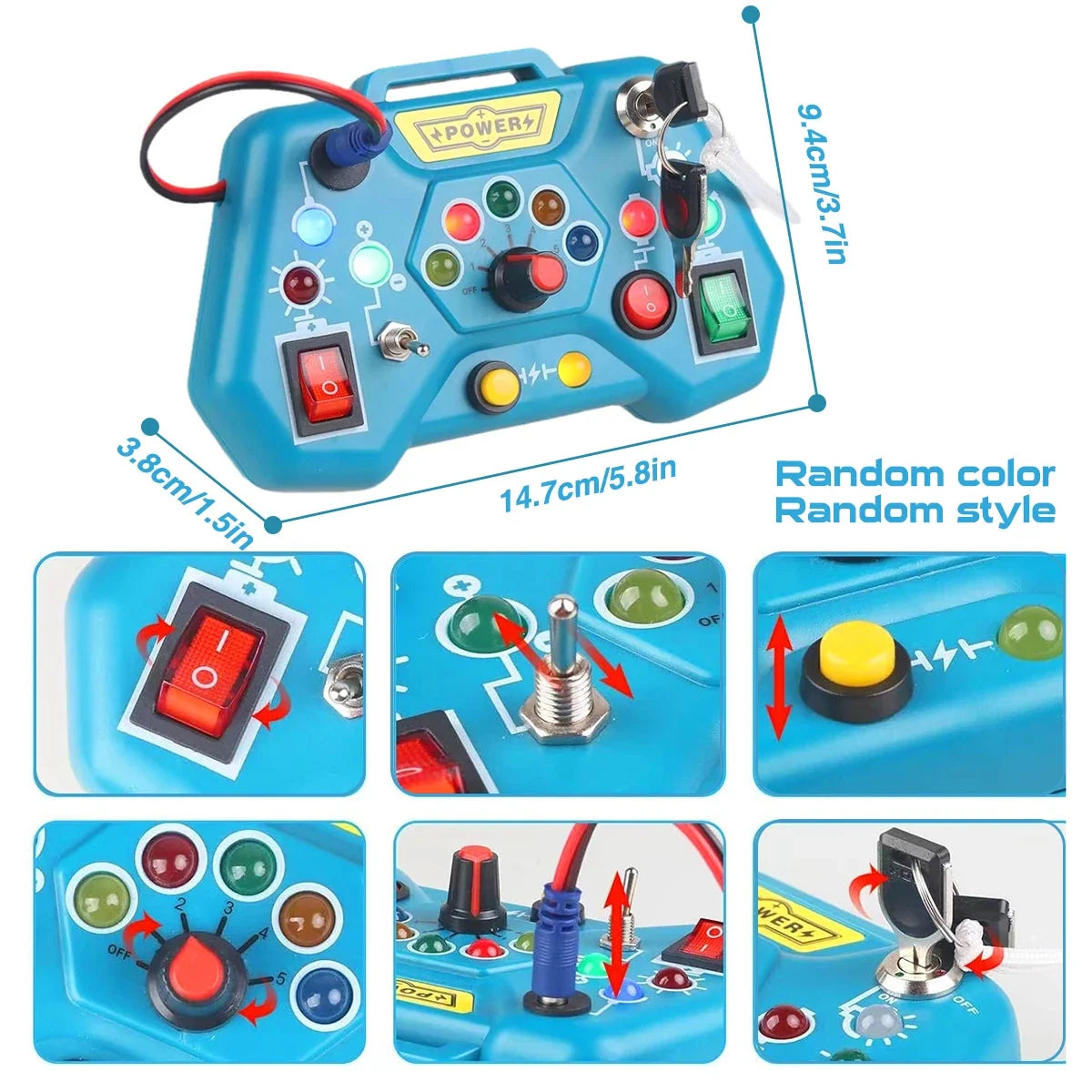 Montessori Sensory Busy Board
