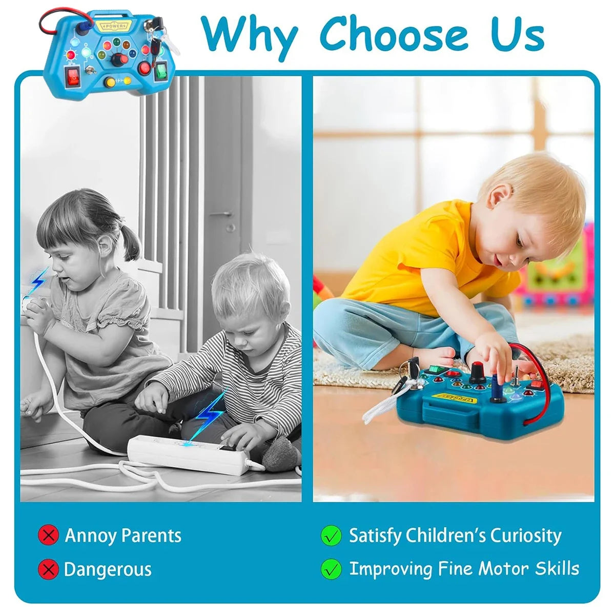 Montessori Sensory Busy Board