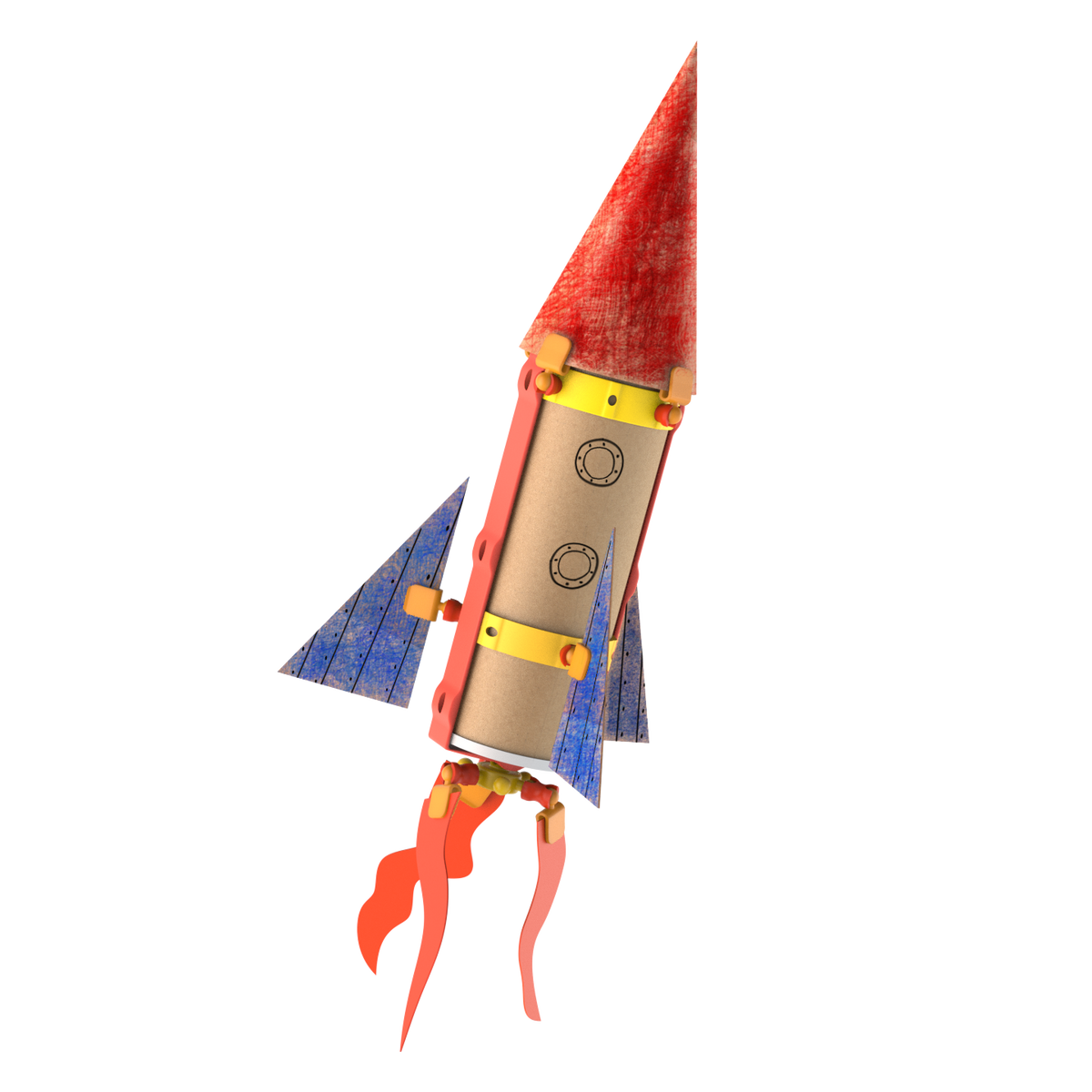 Oddy Arts and Crafts Spaceship Building Kit