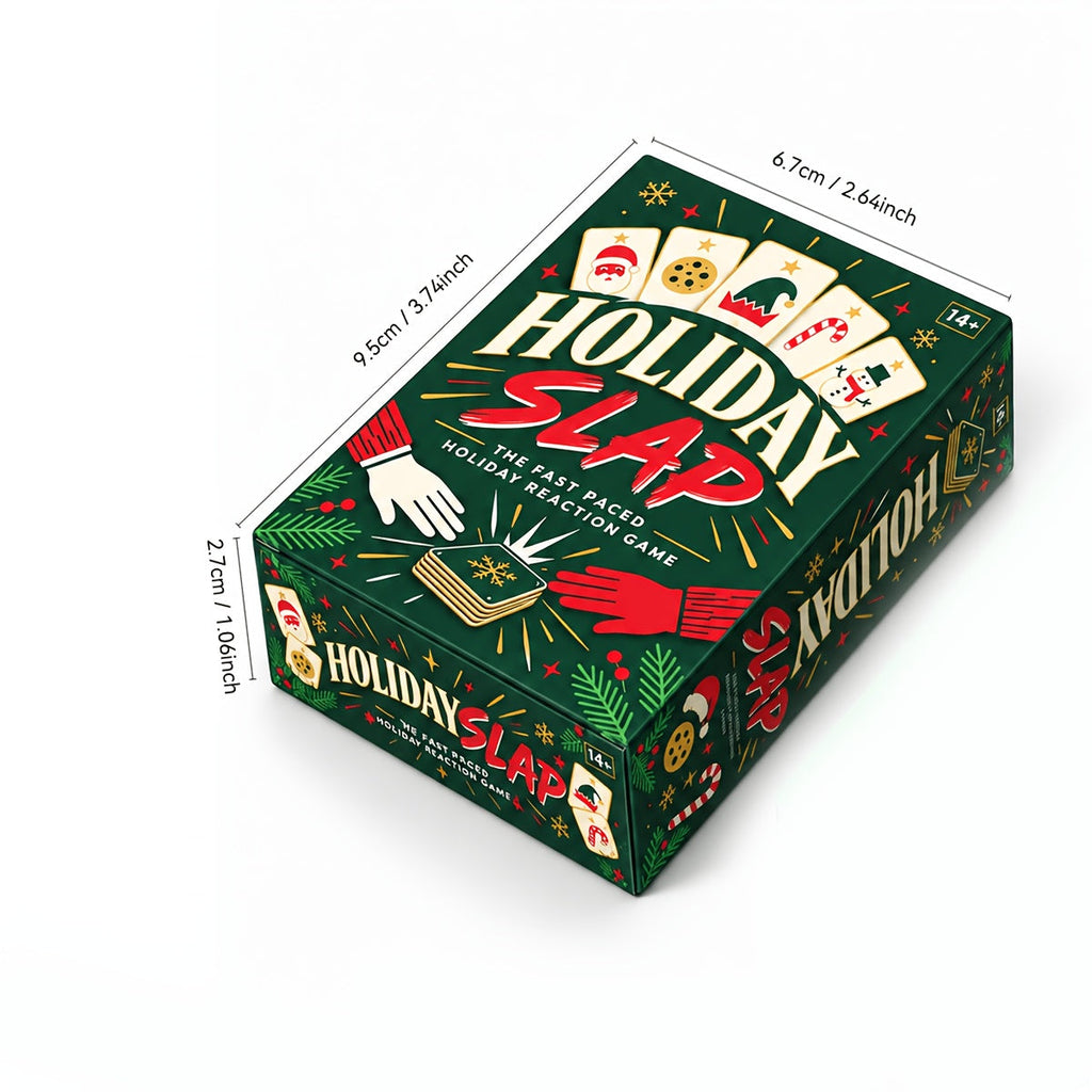 Holiday Slap The Fast-Paced Holiday Reaction Christmas Card Game