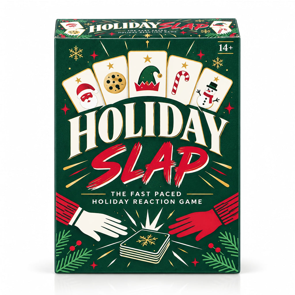 Holiday Slap The Fast-Paced Holiday Reaction Christmas Card Game