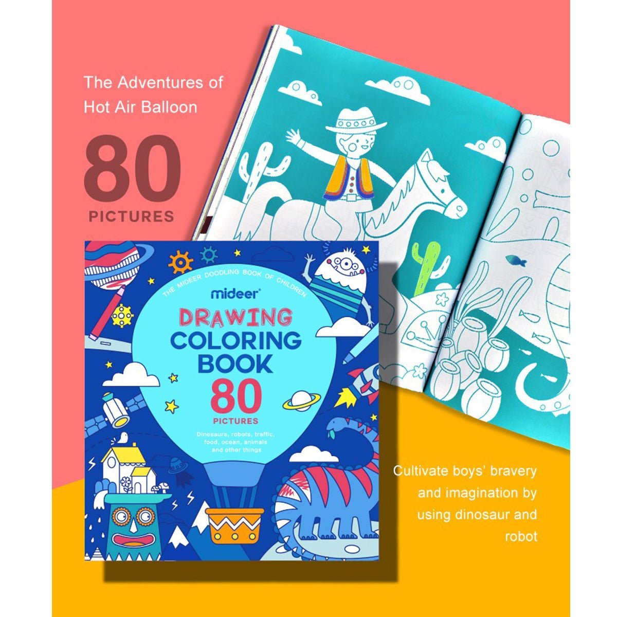 Drawing Coloring Book For Boy