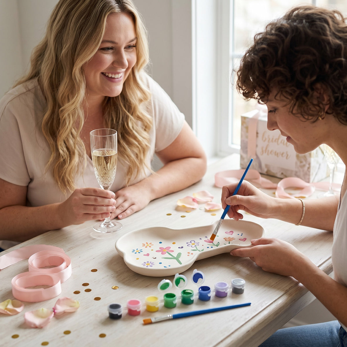 DIY Ceramic Penis Plate Paint Kit for Bachelorette Parties
