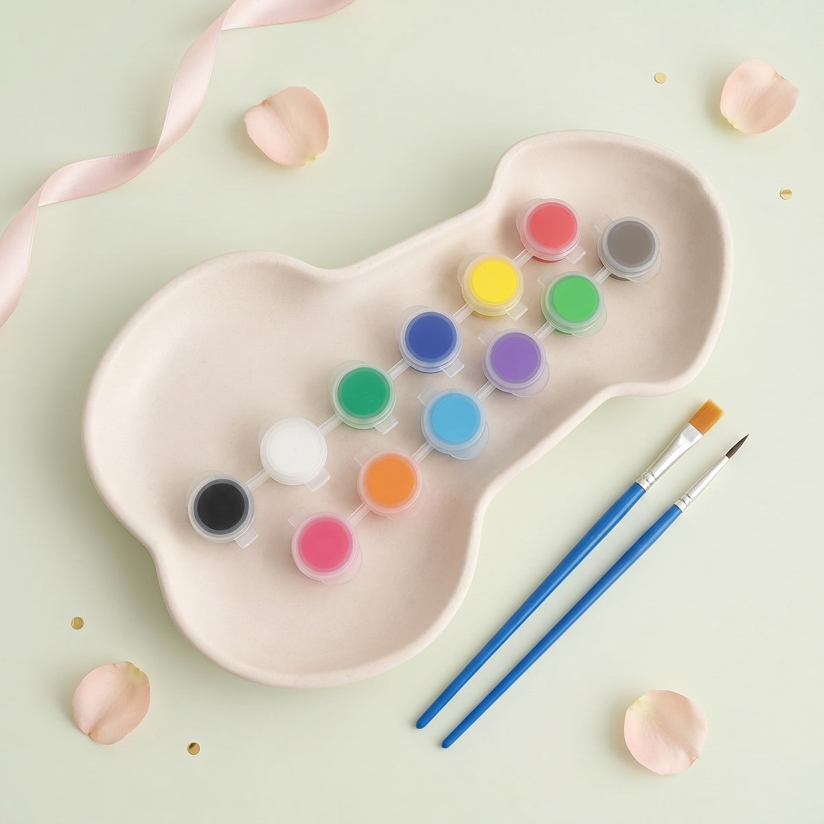 DIY Ceramic Penis Plate Paint Kit for Bachelorette Parties