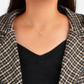 Female Jewellery Gold Chain Lightweight Star Pendant Minimalist Necklace Collar